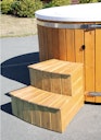 Vorschaubild Wolff Finnhaus Badebottich Hot Tub Typ 3 Ø 200 cm mit Acrylwanne, Massagesystem & LED-Beleuchtung