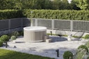 Vorschaubild Wolff Finnhaus Badebottich Hot Tub Typ 3 Ø 200 cm mit Acrylwanne, Massagesystem & LED-Beleuchtung
