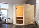 Vorschaubild Karibu Woodfeeling Sauna Jella - 38 mm Massivholz Aktionssauna