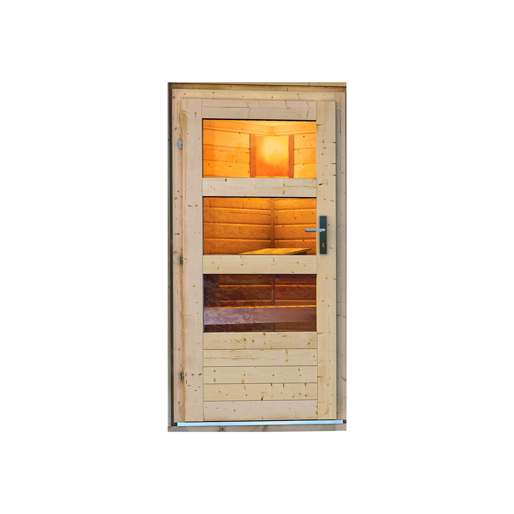 Moderne Saunatür (Klarglas) Varianten Bild