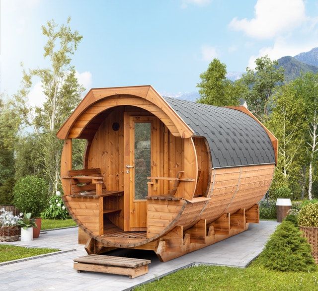 Wolff Finnhaus Premium Saunafass Svenja 2