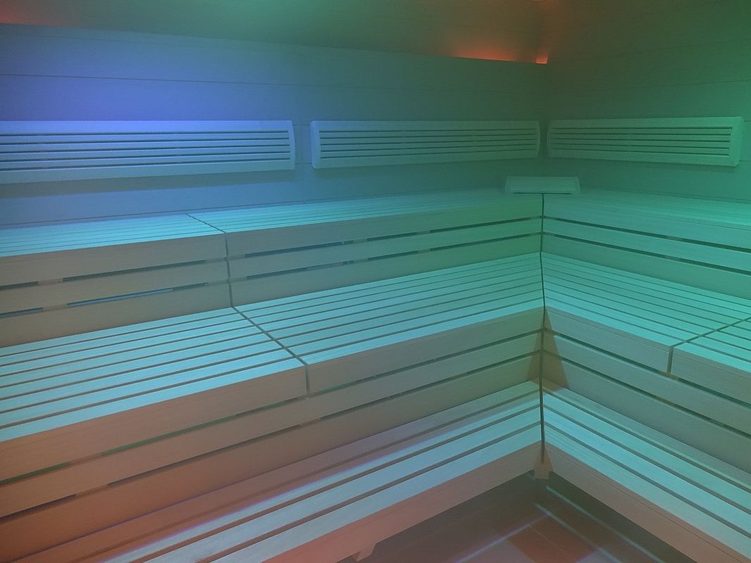 Sauna mit Helarium