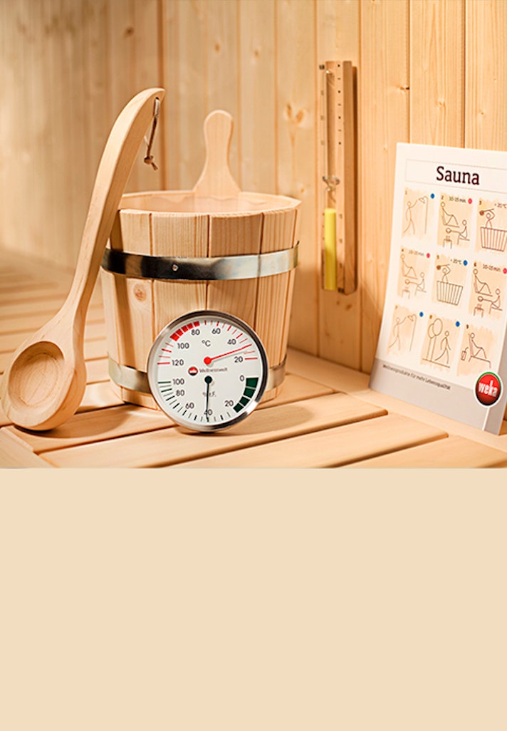 Das beliebteste Sauna und Wellness Zubehör Sliderbild