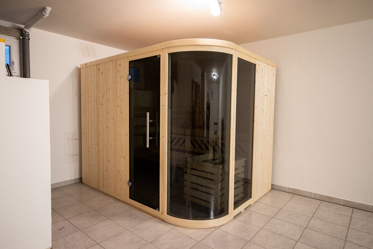 Die Wekasauna Sara ist eine wunderschöne Elementsauna