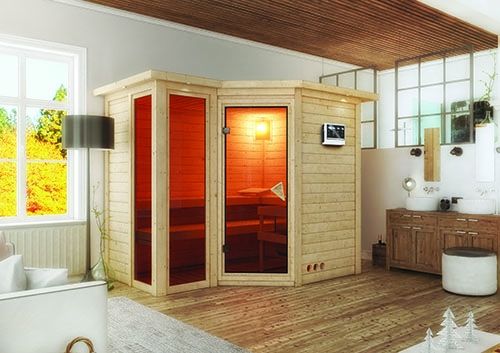Massivholzsauna Amara