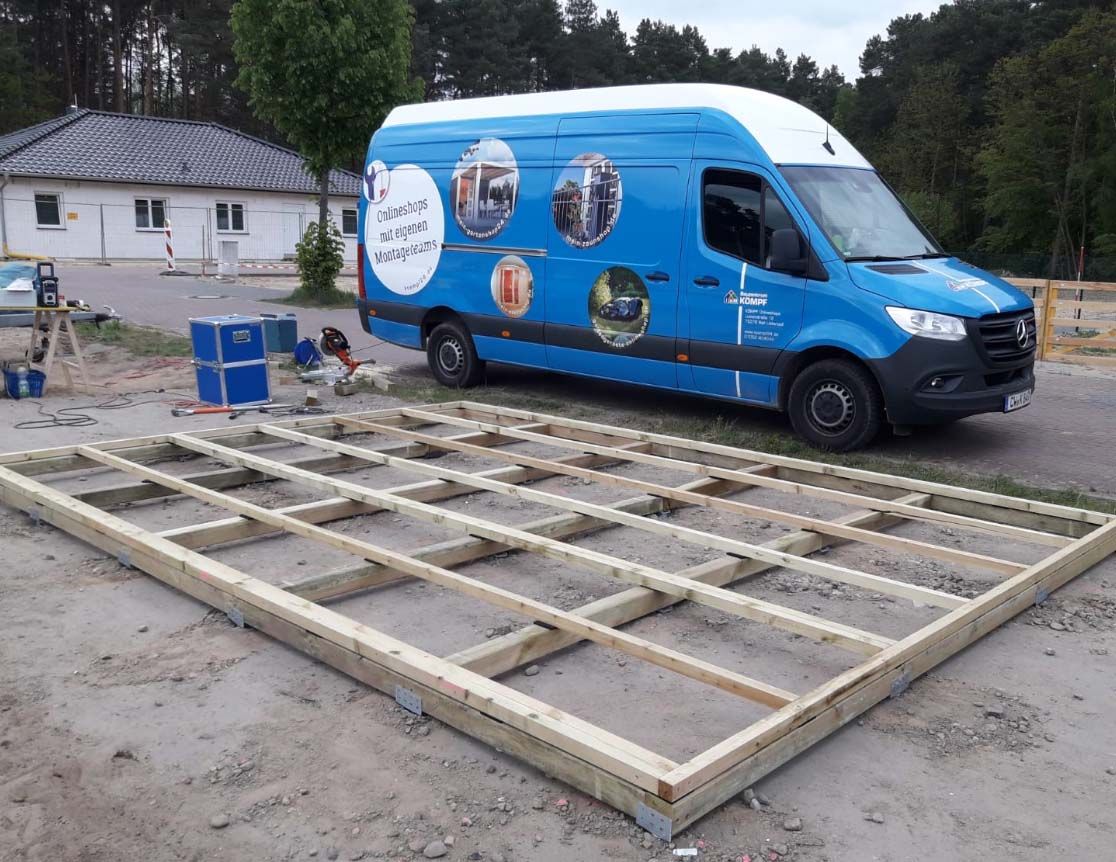 Schraubfundament Erstellung