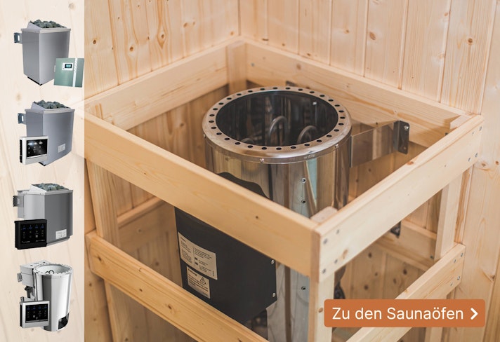 Saunaöfen mit Expresslieferung Sliderbild
