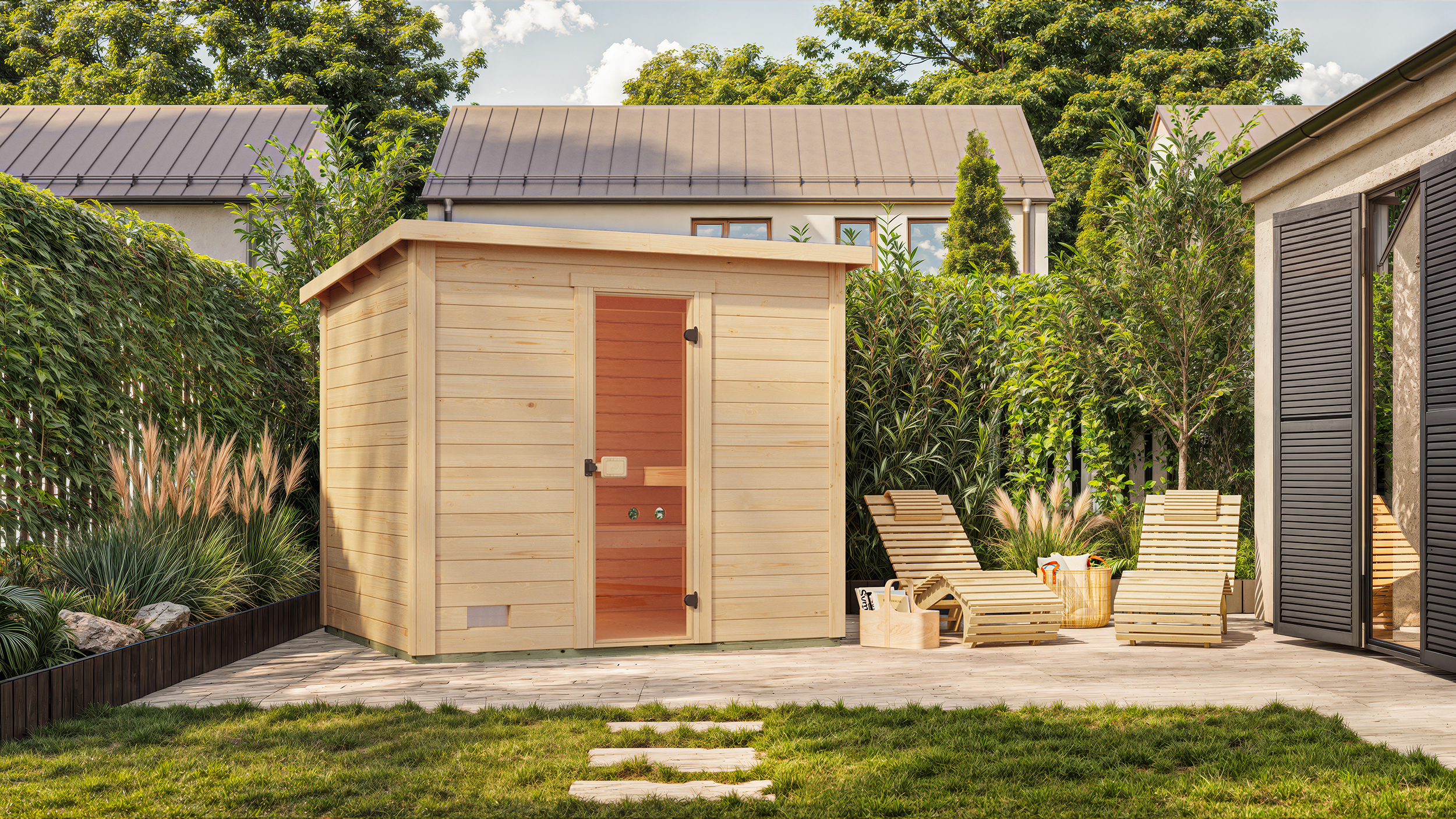 Weka Saunahaus Kaapi 4 - 40 mm