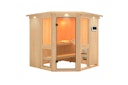 Vorschaubild Karibu Amelia 2 - Sauna mit Eckeinstieg 68 mm