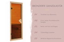 Vorschaubild Karibu Sauna Indira 1 - 68 mm Systemsauna - 230 Volt Plug & Play Aktionsangebot