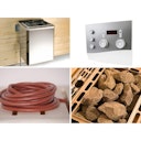 Vorschaubild Weka Technikpaket 2 inkl. 9 kW BioAktiv Ofen, Saunasteine, Anschlusskabel und Steuergerät für Saunahaus Naantali / Kuopio / Farsund
