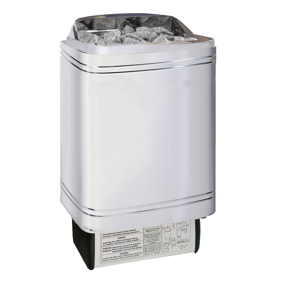 Infraworld Finnischer Saunaofen Hotline V2 Edelstahl