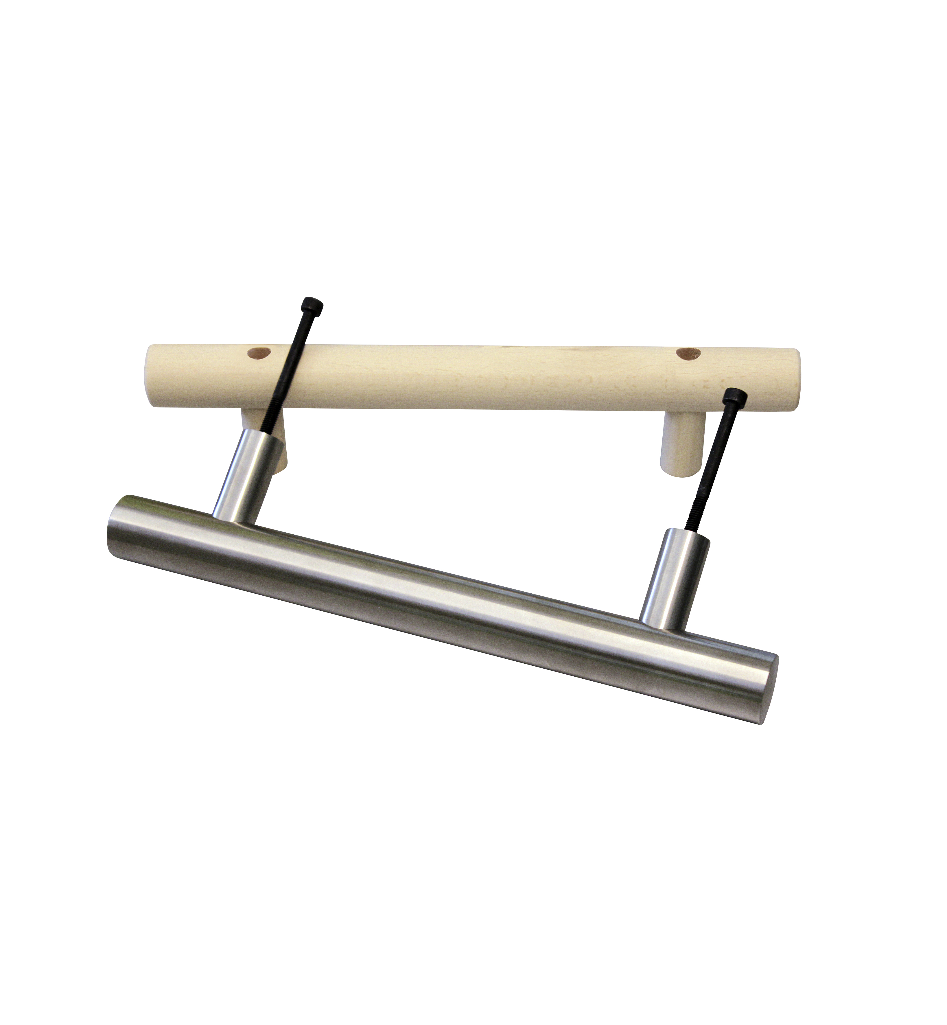 Infraworld Türgriff-Set Edelstahl, rund