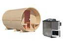 Vorschaubild Karibu Saunahaus Fasssauna 3 - 38 mm inkl. gratis Zubehörpaket im Wert von 126,96€