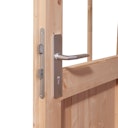 Vorschaubild Karibu Saunahaus Skrollan 3 mit Vorraum terragrau (Rechteckfenster) inkl. gratis Saunaofen im Wert von 599,99 €