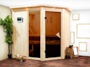 Vorschaubild Karibu Sauna Fiona 2 mit Eckeinstieg 68 mm inkl. gratis Saunaofen im Wert von 599,99 €