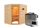 Vorschaubild Karibu Woodfeeling Sauna Elea - 38 mm Massivholz Aktionssauna