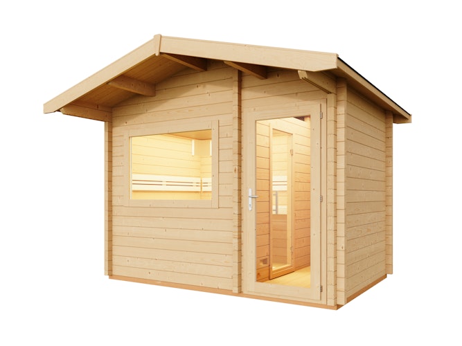 Infraworld Gartensauna Terra 3 - 70 mm