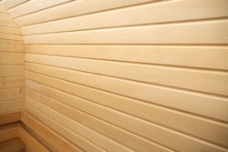 Wolff Finnhaus Lindenholz im Saunaraum für Sauna Luago 3x2