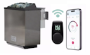 Vorschaubild Karibu 4,5 kW Bio-Kombiofen anthrazit inkl. Huum WLAN Steuergerät mit App-Steuerung
