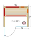Vorschaubild Infraworld Infrarotkabine TrioSol Design 145 Tanne VG inkl. 5-teiligem gratis Zubehörset