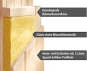 Vorschaubild Karibu Woodfeeling Sauna Tromsö - 68 mm Aktionssauna