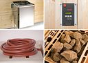 Vorschaubild Weka Sauna Halmstad 2 mit Holztür und Fronteinstieg - 68 mm