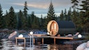 Vorschaubild Wolff Finnhaus Saunafass 400 de luxe