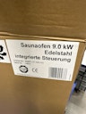 Vorschaubild B-Ware Karibu 9 kW Saunaofen finnisch anthrazit mit integrierter Steuerung (ohne Steine)