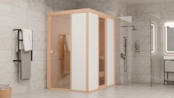 Bertilo Sauna Model 1 Mini white - 58 mm
