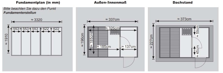 Karibu Gartensauna Pultdach Saunahaus Skrollan 1 mit Vorraum terragrau inkl. gratis Saunaofen im Wert von 599,99 €