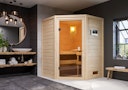 Vorschaubild Karibu Woodfeeling Sauna Antonia - 38 mm Massivholz Aktionssauna inkl. gratis Saunaofen im Wert von 599,99 €