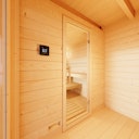 Vorschaubild Infraworld Gartensauna Bella 3 - 70 mm