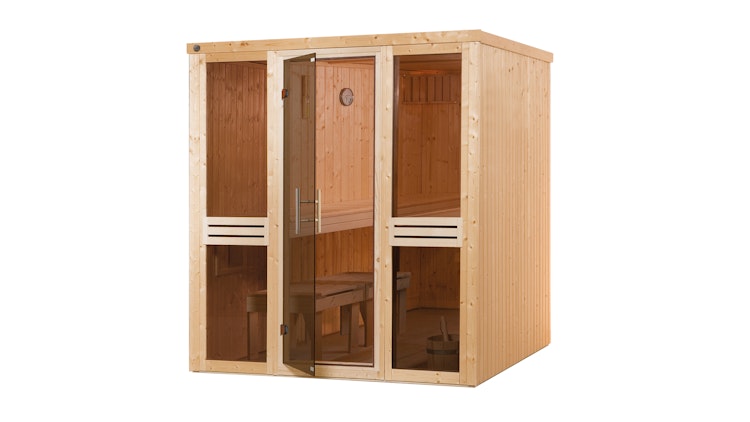 Weka Elementsauna Kaarina 2 mit Fronteinstieg - 68 mm