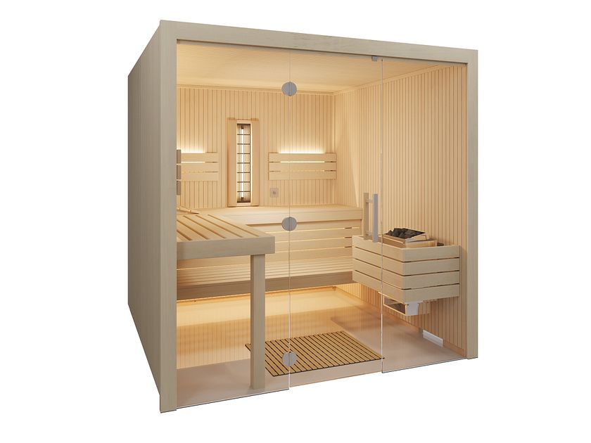 Infraworld Sauna Gracil Complete 210 - 75 mm Multifunktionssauna inkl ...