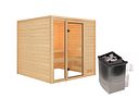 Vorschaubild Karibu Woodfeeling Sauna Jutta - 38 mm Massivholz Aktionssauna inkl. gratis Zubehörpaket im Wert von 126,96€