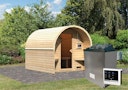 Vorschaubild Karibu Gartensauna/Saunafass Fasshaus 2 inkl. gratis Saunaofen im Wert von 599,99 €