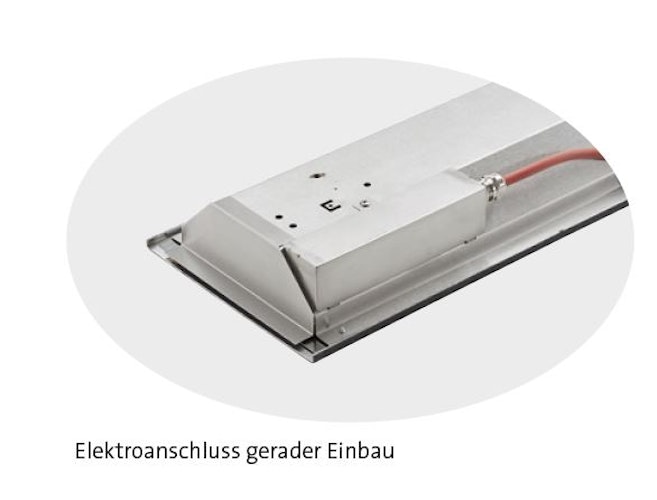Infraworld VITALlight-IPX4 Infrarotstrahler-Set rot, Easy Control-silbergrau - gerader Einbau
