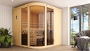 Vorschaubild Weka Element-Designsauna Sara 2 Sparset inkl. Ofen - 68 mm - "Alles dabei"