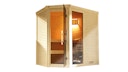 Vorschaubild Weka Premium Massivholzsauna Cubilis 1 mit Glastür+Fenster 45 mm inkl. Montageservice