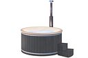 Vorschaubild Wolff Finnhaus Badebottich Hot Tub Typ 2 Ø 200 cm mit Acrylwanne & LED-Beleuchtung