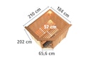 Vorschaubild Karibu Sauna Siirin mit Eckeinstieg 68 mm inkl. gratis Saunaofen im Wert von 599,99 €