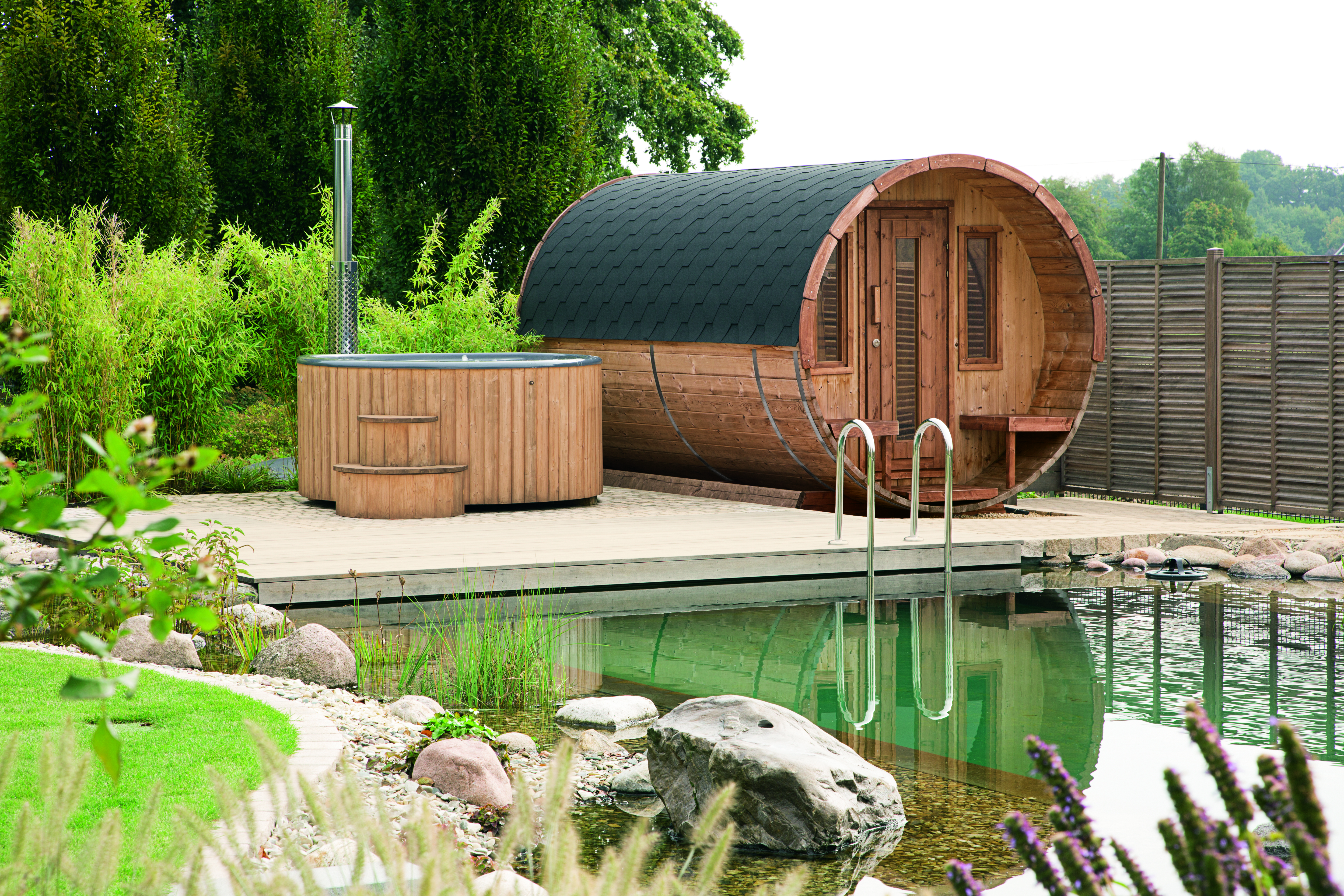 Wolff Finnhaus Saunafass 400 de luxe