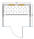 Vorschaubild VITALhome Infrarotkabine Sunlight 140 inkl. 5-teiligem gratis Zubehörset