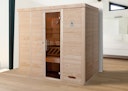 Vorschaubild Weka Premium Massivholz-Elementsauna Kemi 5 mit Glastür - 45 mm