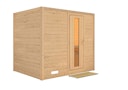 Vorschaubild Karibu Sauna Sonara - Massivholzsauna mit Fronteinstieg 38 mm inkl. gratis Saunaofen im Wert von 599,99 €