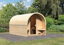 Vorschaubild Karibu Gartensauna/Saunafass Fasshaus 3 inkl. gratis Saunaofen im Wert von 599,99 €