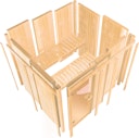 Vorschaubild Karibu Woodfeeling Sauna Tromsö - 68 mm Aktionssauna