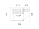 Palmako Saunahaus Sanna 4,1 m²