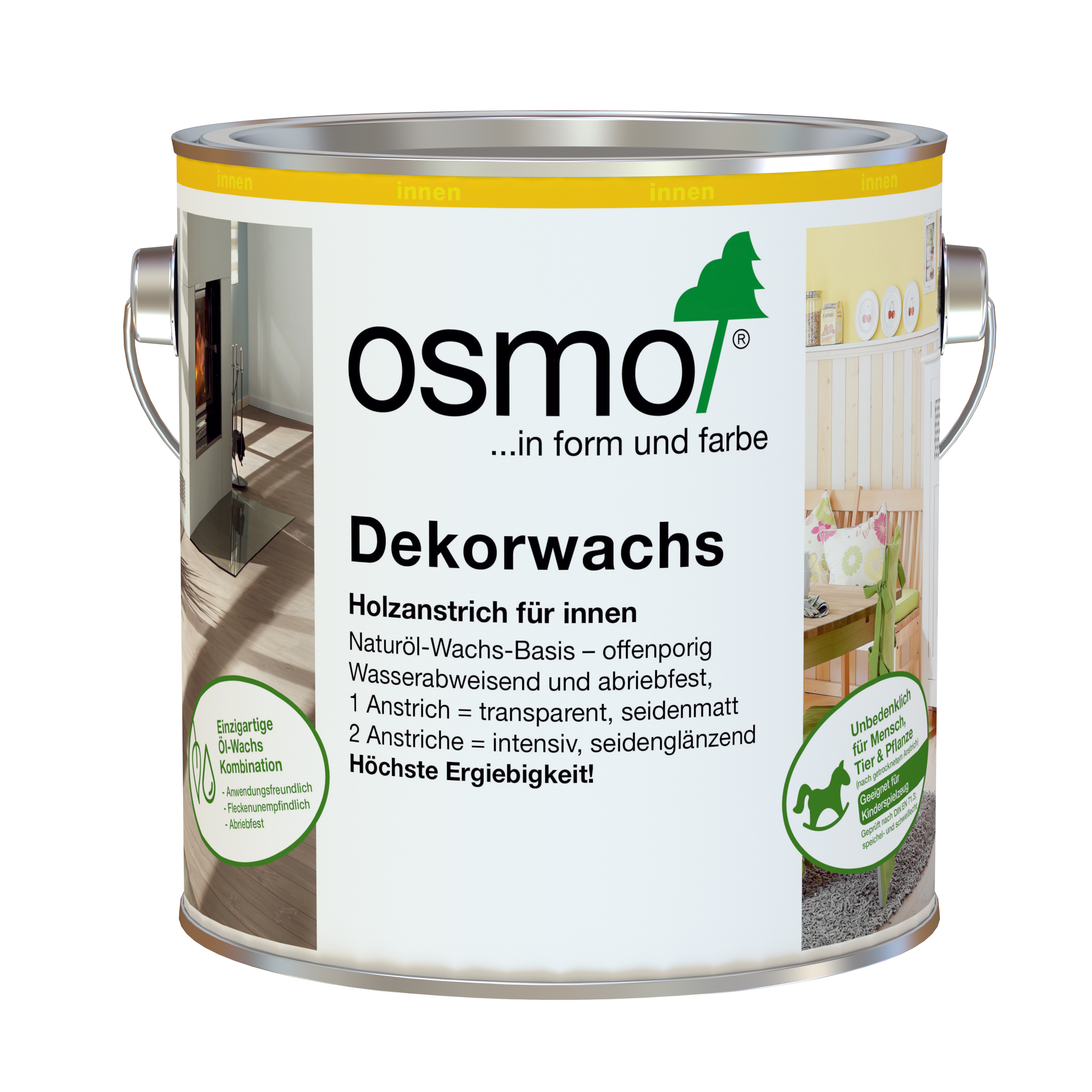 Osmo Dekorwachs für Innenbereich in Wunschfarbton (Farbmischservice)